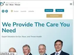Sites similar to bouldervalleyent.com