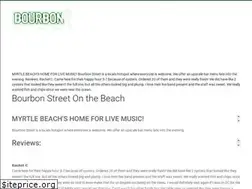 Sites similar to bourbonstreetmb.com