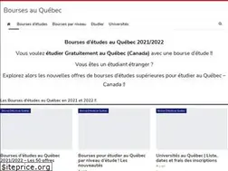 Sites similar to bourses-etudes-au-quebec.net