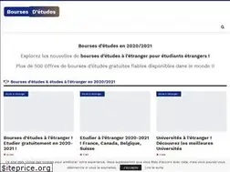 Sites similar to bourses-etudes.net