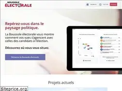 Sites similar to boussoleelectorale.ca
