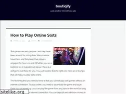 Sites similar to boutiqify.com