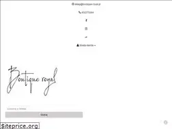 Sites similar to boutique-royal.pl