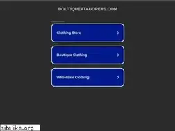 Sites similar to boutiqueataudreys.com