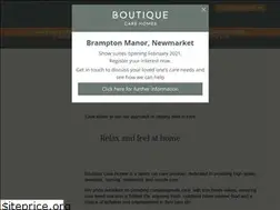 Sites similar to boutiquecarehomes.co.uk