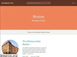 Sites similar to boutiquehotel-boston.com