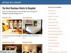 Sites similar to boutiquehotelbangkok.com