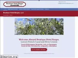 Sites similar to boutiquehotelbarges.com