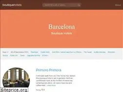 Sites similar to boutiquehotels-barcelona.com