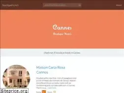 Sites similar to boutiquehotels-cannes.com