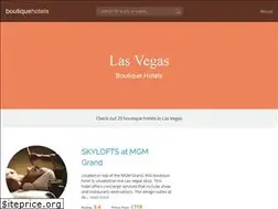Sites similar to boutiquehotels-lasvegas.com