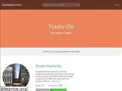 Sites similar to boutiquehotels-nashville.com