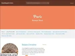 Sites similar to boutiquehotels-paris.com