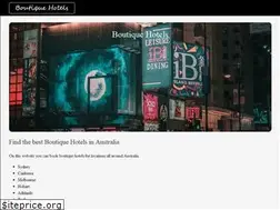 Sites similar to boutiquehotels.com.au