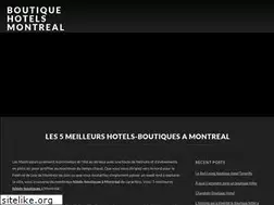 Sites similar to boutiquehotelsmontreal.net