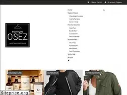 Sites similar to boutiqueosez.com