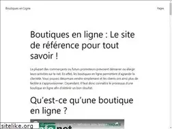 Sites similar to boutiques-ligne.com