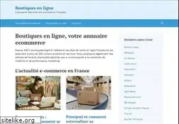 Sites similar to boutiquesenligne.fr