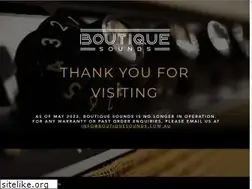 Sites similar to boutiquesounds.com.au