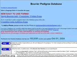 Sites similar to bouvierpedigrees.com