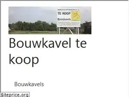 Sites similar to bouwkaveltekoop.com