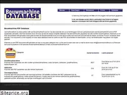 Sites similar to bouwmachinedatabase.nl