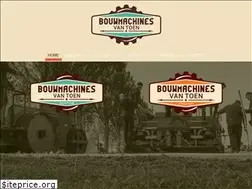 Sites similar to bouwmachinesvantoen.nl