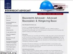 Sites similar to bouwrecht-advocaat.nl