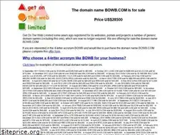 Sites similar to bowb.com