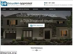 Sites similar to bowdenappraisal.com