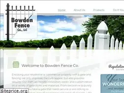 Sites similar to bowdenfence.net