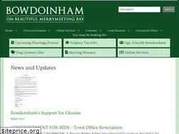Sites similar to bowdoinham.com