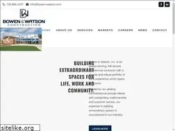 Sites similar to bowen-watson.com