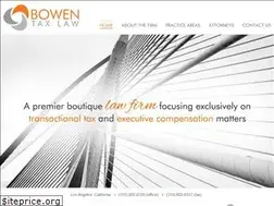 Sites similar to bowentaxlaw.com