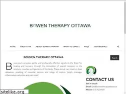 Sites similar to bowentherapyottawa.ca