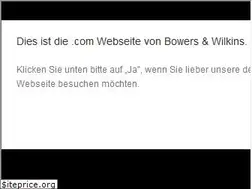 Sites similar to bowers-wilkins.com