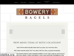 Sites similar to bowerybagels.com