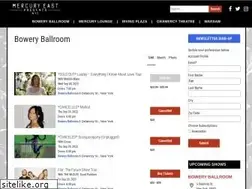 Sites similar to boweryballroom.com