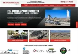 Sites similar to bowmanasphaltinc.com