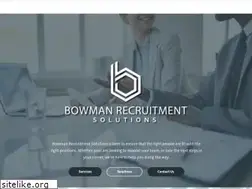 Sites similar to bowmanrecruitment.com