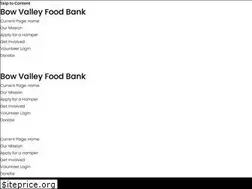 Sites similar to bowvalleyfoodbank.ca