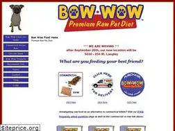 Sites similar to bowwowfood.com