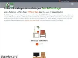 Sites similar to box-selfstockage.com