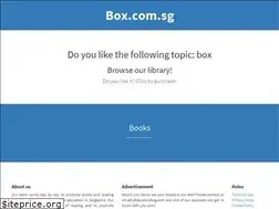 Sites similar to box.com.sg