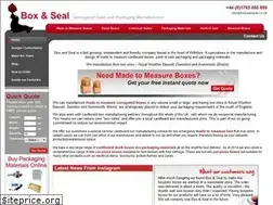 Sites similar to boxandseal.co.uk