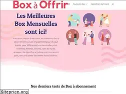 Sites similar to boxaoffrir.com