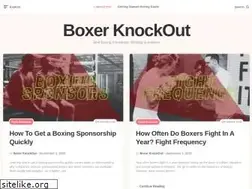 Sites similar to boxerknockout.com