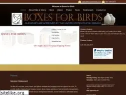 Sites similar to boxesforbirds.com