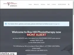 Sites similar to boxhillphysio.com.au