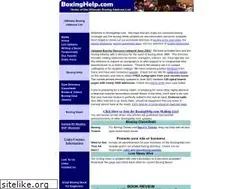 Sites similar to boxinghelp.com